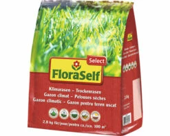 Trockenrasen - Klimarasen FloraSelf Select 2,8 Kg / 100 M²