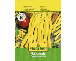 Stangenbohnen 'Neckargold' FloraSelf Samenfestes Saatgut Gemüsesamen