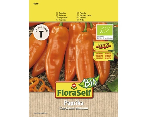 Bio Paprika 'Kyra' FloraSelf Bio Samenfestes Saatgut Gemüsesamen 3 Bio Paprika 'Kyra' FloraSelf Bio Samenfestes Saatgut Gemüsesamen