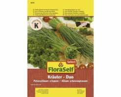 Petersilie Schnittlauch Duo Kräuter FloraSelf Select Samenfestes Saatgut Kräutersamen Saatband 2x2,5 M