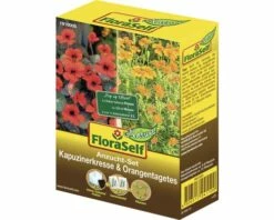 Anzucht-Set Kapuzinerkresse & Orangentaget Blumensamen FloraSelf