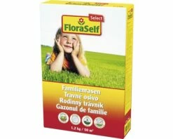 Rasensamen FloraSelf Select Familienrasen Mantelsaat, 1,2 Kg 50 M²