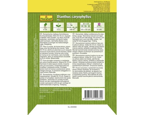 Landnelken 'Mix' FloraSelf Samenfestes Saatgut Blumensamen 4 Landnelken 'Mix' FloraSelf Samenfestes Saatgut Blumensamen – Bild 2