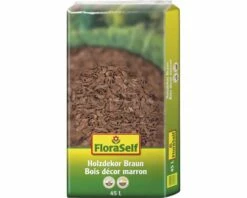Holzdekor 10-40 Mm FloraSelf Braun 45 L